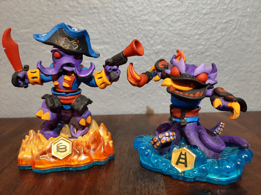 Monster Mixup Wash Buckler & Fire Kracken